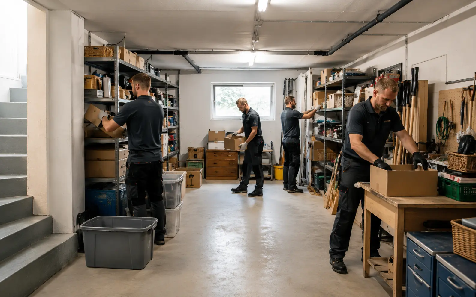 Keller und Garage räumen mit HAI Service