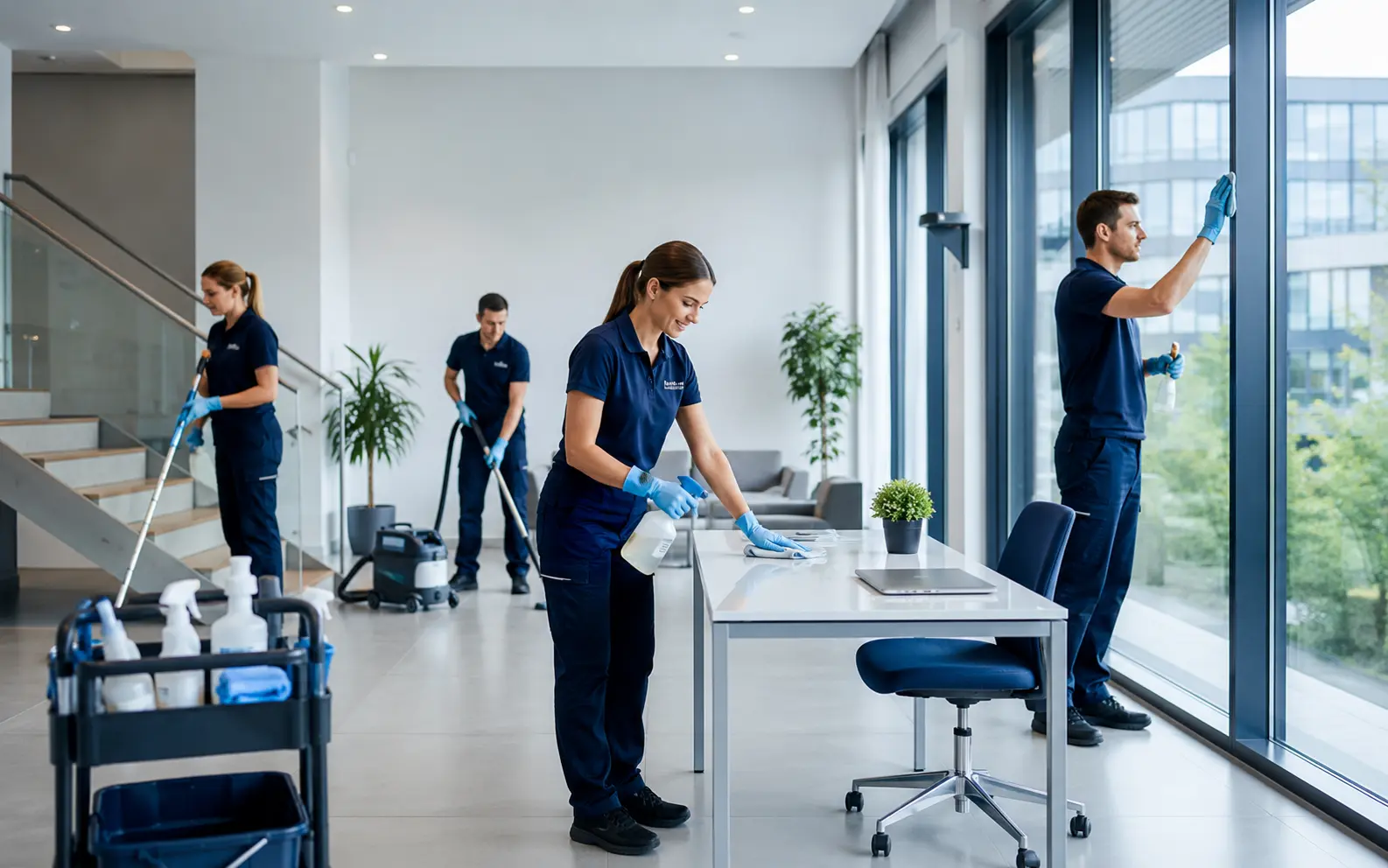 Reinigung von Wohnungen, Fenstern und Büros durch HAI Service